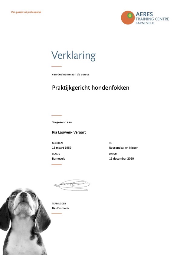 Praktijkgericht hondenfokken
